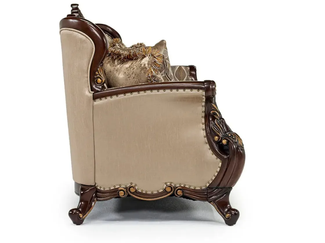 Mor Furniture Constantine Sofa & Loveseat In Gold