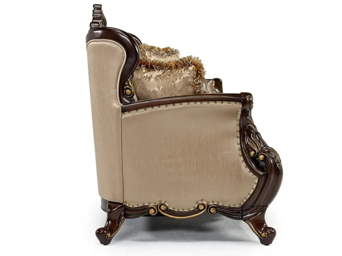 Mor Furniture Constantine Sofa & Loveseat In Gold