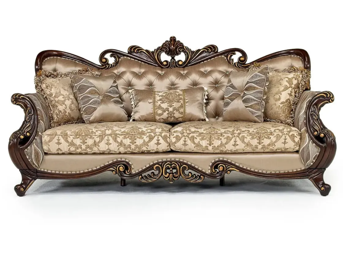 Mor Furniture Constantine Sofa In Gold