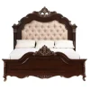 Mor Furniture Constantine Upholstered Bed In Cherry, Queen