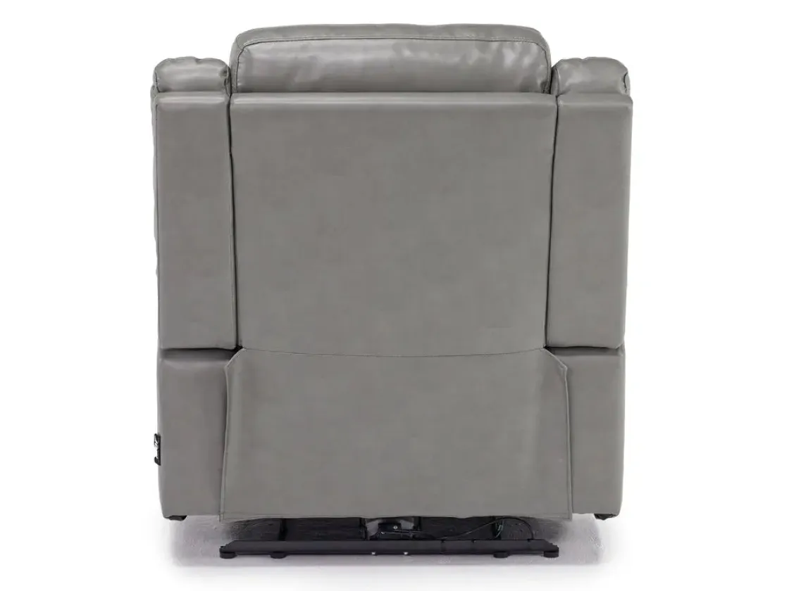 Mor Furniture Cortez Power Recliner In Dark Brown Leather