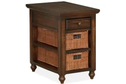 Mor Furniture Cottage Lane Chairside Table In Brown