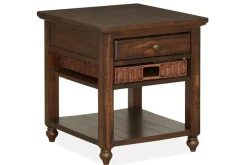 Mor Furniture Cottage Lane End Table In Brown