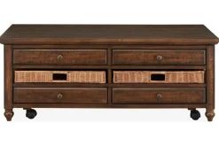 Mor Furniture Cottage Lane Lift Top Coffee Table In Brown