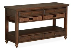 Mor Furniture Cottage Lane Sofa Table In Brown