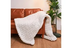 Mor Furniture Cotton Weighted Blanket In Cream, Twin/Full