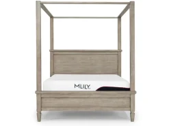Mor Furniture Country Side Canopy Bed In Brown, Queen