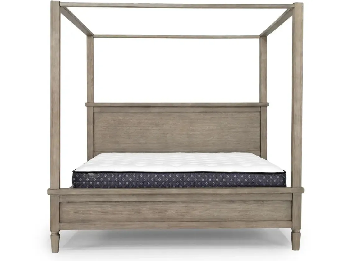 Mor Furniture Country Side Canopy Bed In Brown, Queen