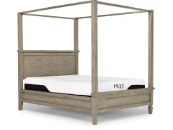 Mor Furniture Country Side Canopy Bed In Brown, Queen