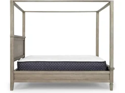 Mor Furniture Country Side Canopy Bed In Brown, Queen