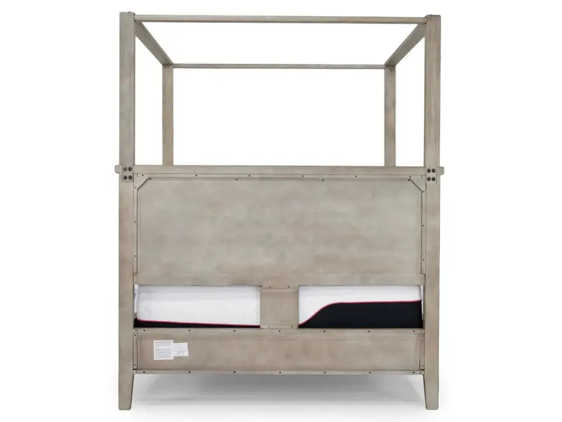 Mor Furniture Country Side Canopy Bed In Brown, Queen
