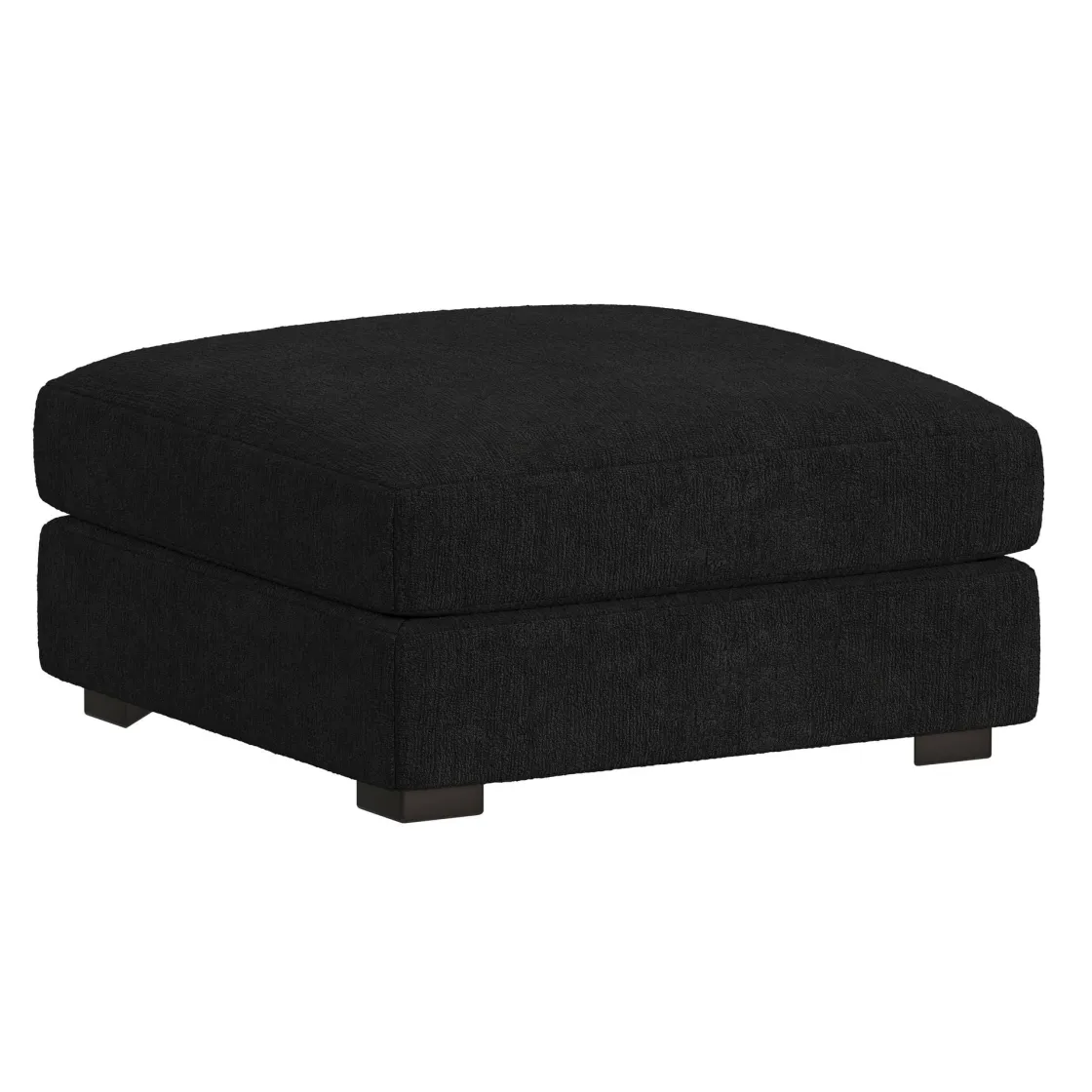 Mor Furniture Cuddle Cloud Ottoman In Black