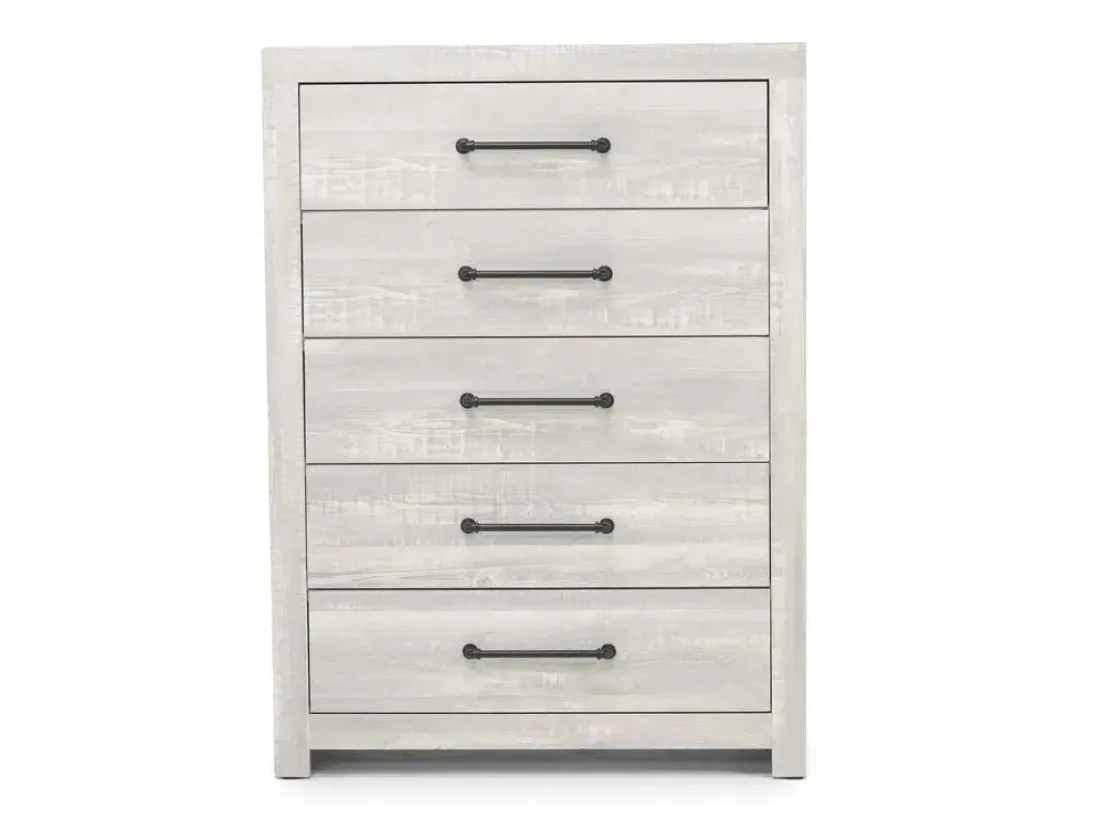 Mor Furniture Dallas Chest In Brown Butcher Block