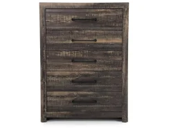 Mor Furniture Dallas Chest In Brown Butcher Block