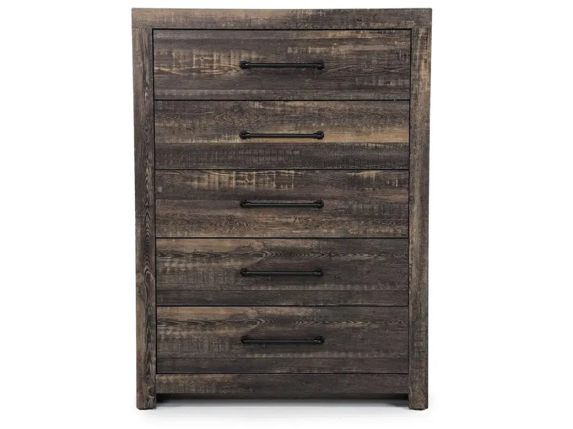 Mor Furniture Dallas Chest In Brown Butcher Block