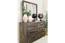 Mor Furniture Dallas Dresser In Brown Butcher Block