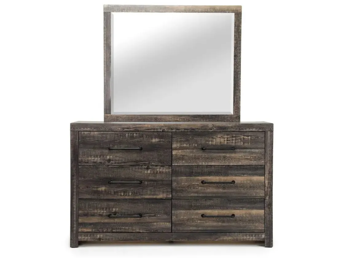 Mor Furniture Dallas Mirror In White Wash