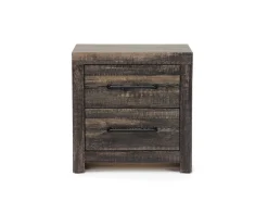 Mor Furniture Dallas Nightstand In Brown Butcher Block