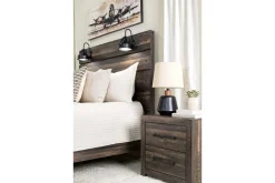 Mor Furniture Dallas Nightstand In Brown Butcher Block