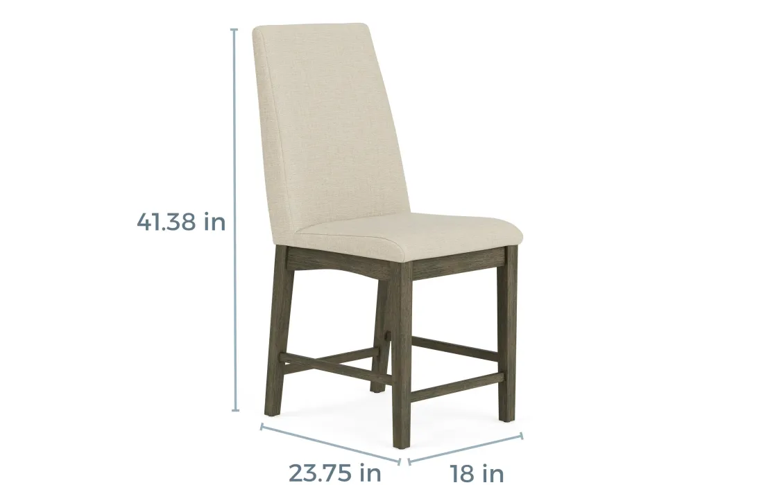 Mor Furniture Dapper Counter Height Dining Table & 4 Stools In Brown