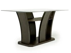 Mor Furniture Dapper Counter Height Dining Table In Brown