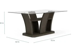 Mor Furniture Dapper Dining Table In Gray