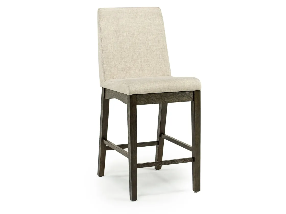 Mor Furniture Dapper Round Counter Height Dining Table & 4 Stools In Gray