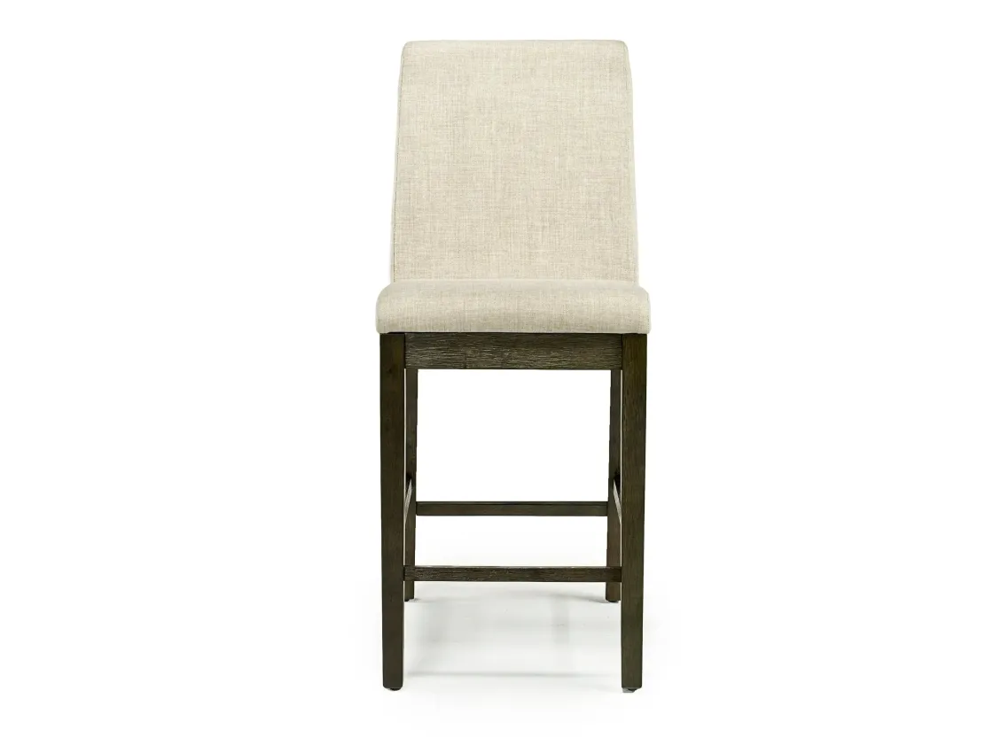 Mor Furniture Dapper Round Counter Height Dining Table & 4 Stools In Gray