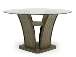 Mor Furniture Dapper Round Dining Table In Gray
