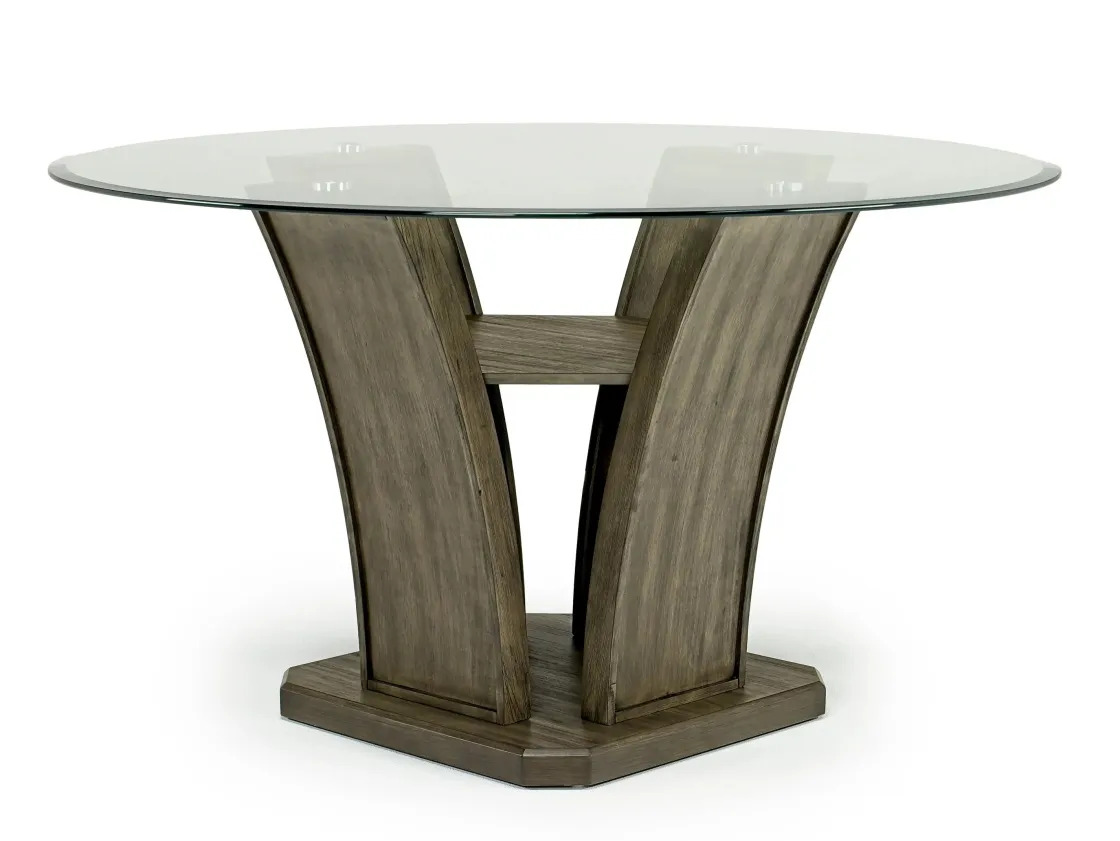 Mor Furniture Dapper Round Dining Table In Gray