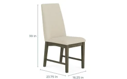 Mor Furniture Dapper Round Dining Table & 4 Chairs In Brown