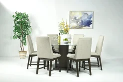Mor Furniture Dapper Side Chair In Brown