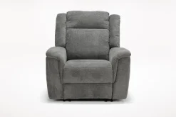 Mor Furniture Derby Recliner In Light Gray