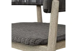 Mor Furniture Dermott Outdoor Side Chair In Brown, Set Of 2