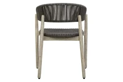 Mor Furniture Dermott Outdoor Side Chair In Brown, Set Of 2