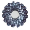 Mor Furniture Deunoro Circle Mirror In Blue