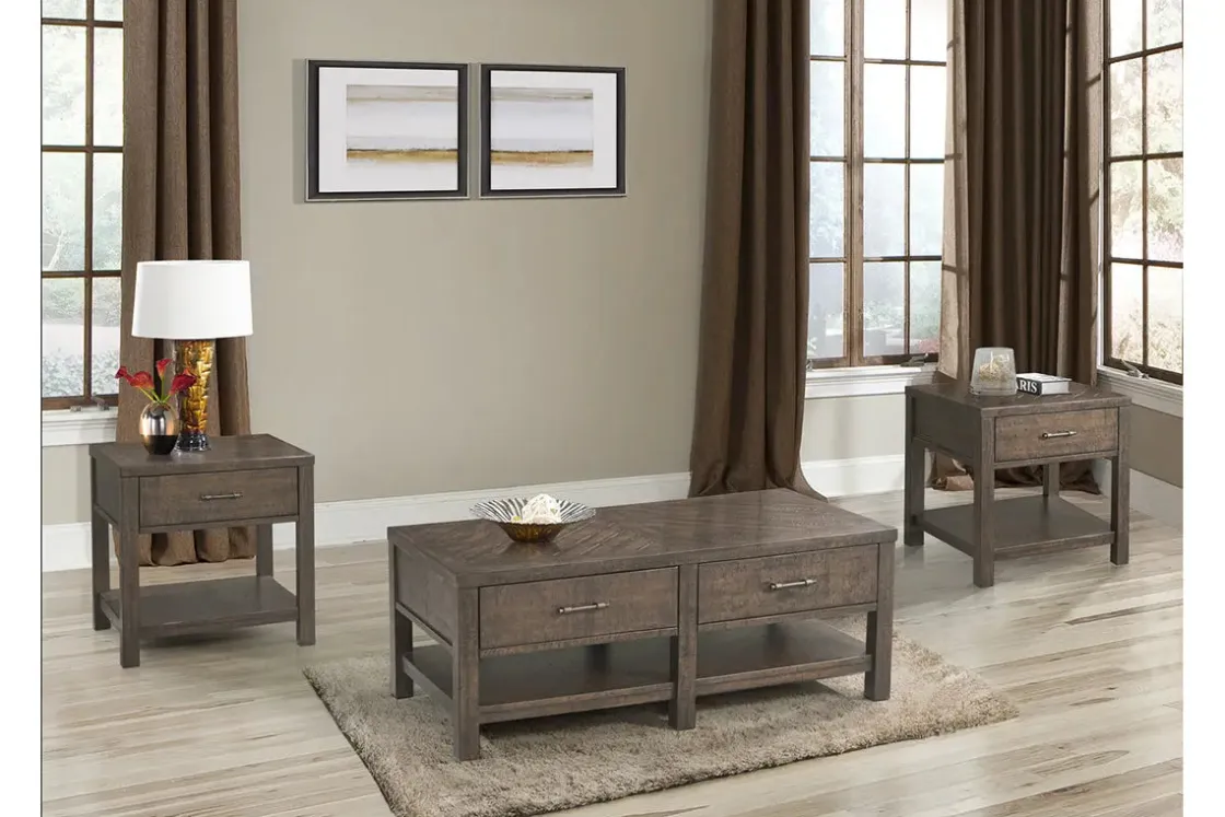 Mor Furniture Dex End Table In Walnut