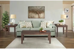 Mor Furniture Dex Occasional Tables In Walnut, Set Of 3