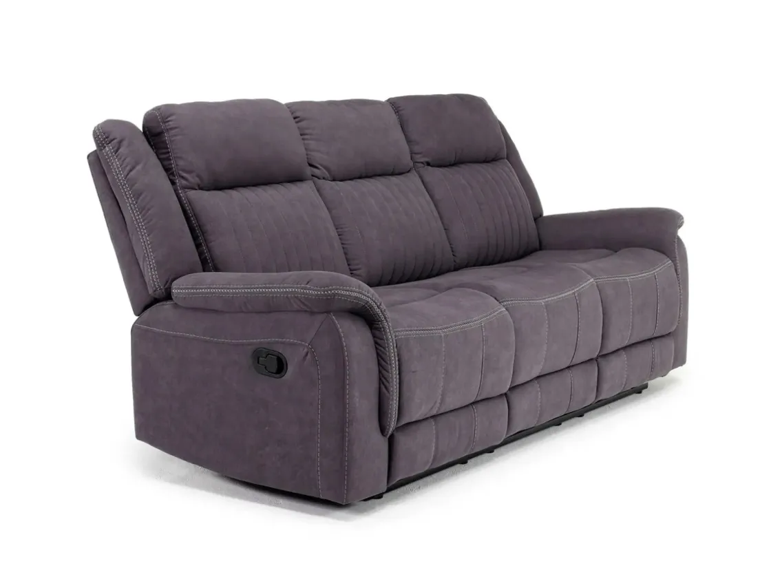 Mor Furniture Diamond Reclining Sofa In Gray