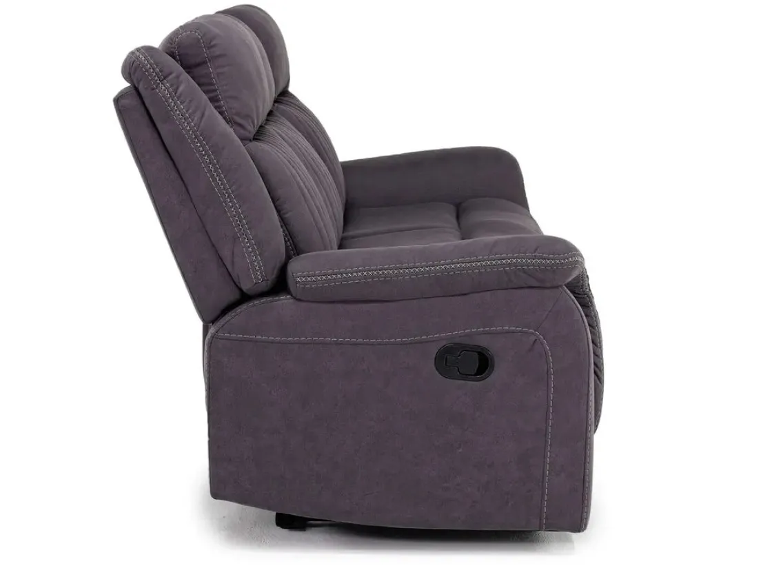 Mor Furniture Diamond Reclining Sofa In Gray