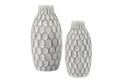 Mor Furniture Dionna Vases In White, Set Of 2