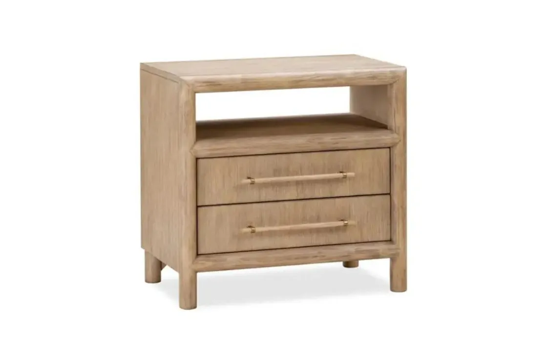 Mor Furniture Dorsey 2 Drawer Nightstand In Granola