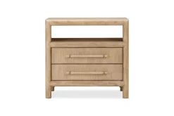 Mor Furniture Dorsey 2 Drawer Nightstand In Granola