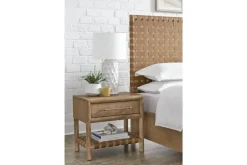 Mor Furniture Dorsey 2 Drawer Nightstand In Granola