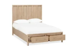 Mor Furniture Dorsey Panel Bed In Granola, Queen