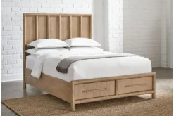 Mor Furniture Dorsey Panel Bed In Granola, Queen