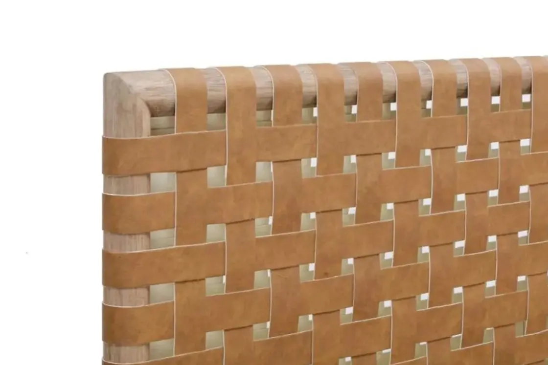 Mor Furniture Dorsey Woven Panel Bed In Granola, Queen