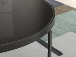 Mor Furniture Dorylin Coffee Table W/ 2 End Tables In Black