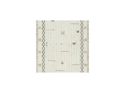 Mor Furniture Dot Rug In Cream/Brown/Taupe, 8x10