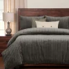 Mor Furniture Downy Duvet Set In Storm Gray, 5 Piece, Ca King